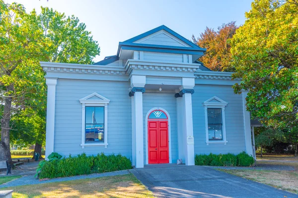 Edifícios Históricos Centro Greytown Nova Zelândia — Fotografia de Stock