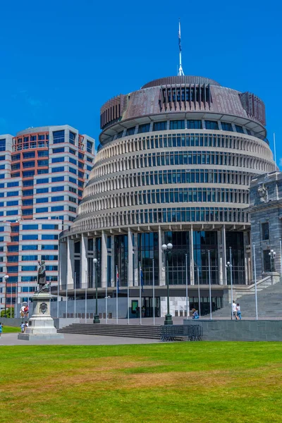Здание Парламента Новой Зеландии Веллингтоне — стоковое фото