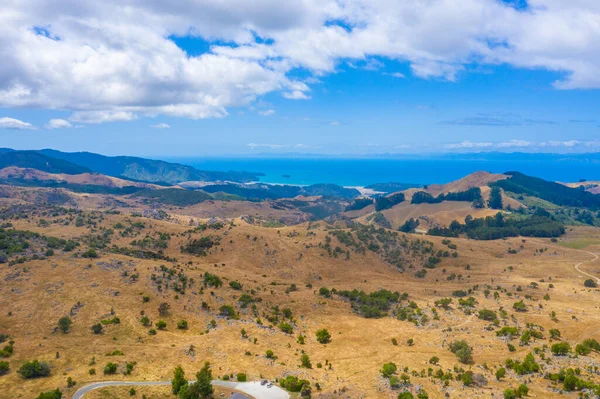 Landschaft Neuseelands Rund Den Takaka Hügel — Stockfoto