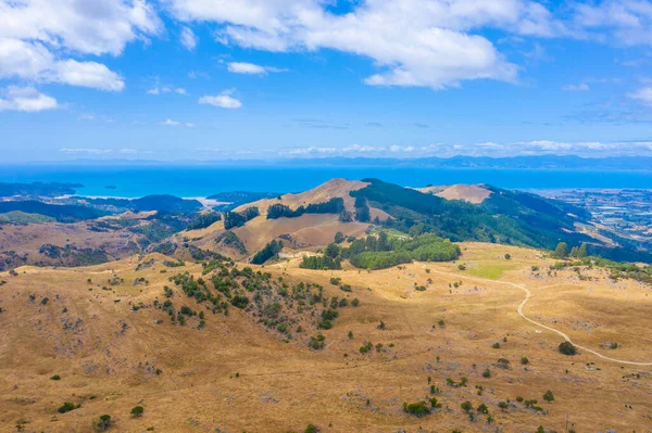 Krajobraz Nowej Zelandii Wokół Wzgórza Takaka — Zdjęcie stockowe