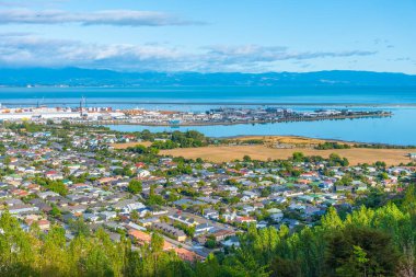 Nelson 'ın Yeni Zelanda' daki hava görüntüsü