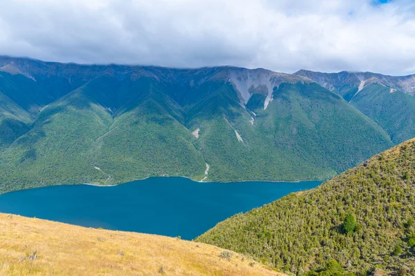 Panorama Lago Rotoiti Nova Zelândia — Fotografia de Stock