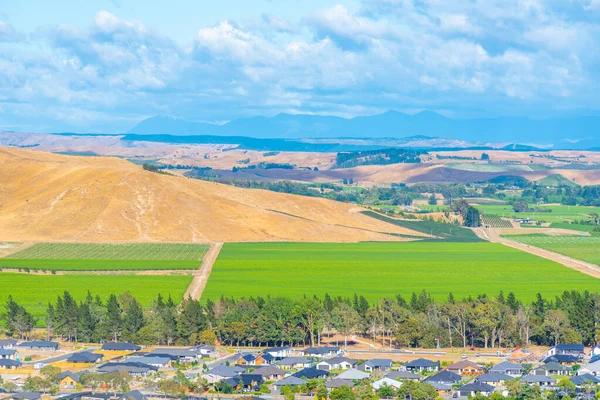 Вид Воздуха Бленхейм Новой Зеландии — стоковое фото