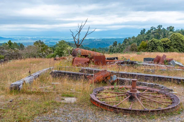Antigo Local Mineração Waiuta Nova Zelândia — Fotografia de Stock
