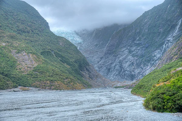 Glaciar Franz Josef Nova Zelândia — Fotografia de Stock