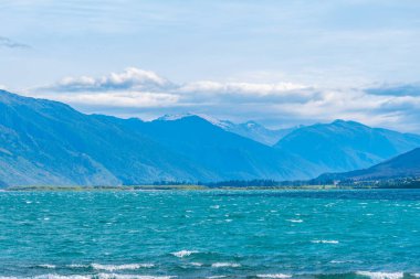 Wanaka Gölü Yeni Zelanda 'nın güney adasında