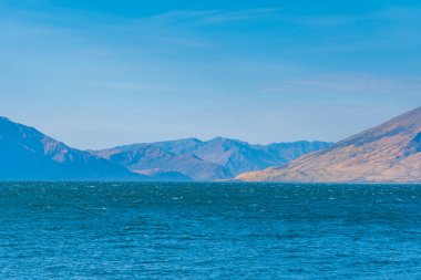 Wanaka Gölü Yeni Zelanda 'nın güney adasında