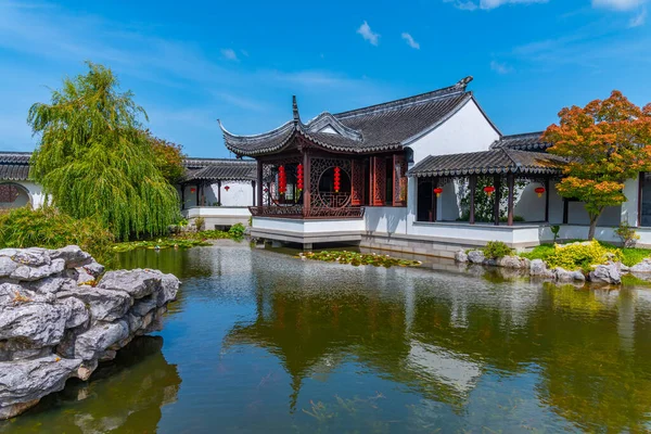 Jardim Chinês Lan Yuan Dunedin Nova Zelândia — Fotografia de Stock