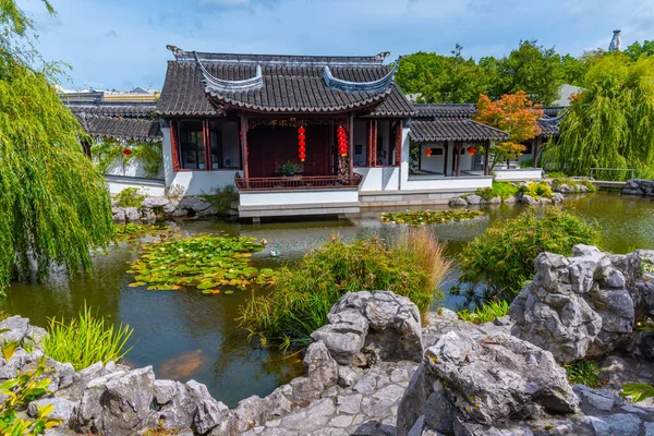 Jardim Chinês Lan Yuan Dunedin Nova Zelândia — Fotografia de Stock