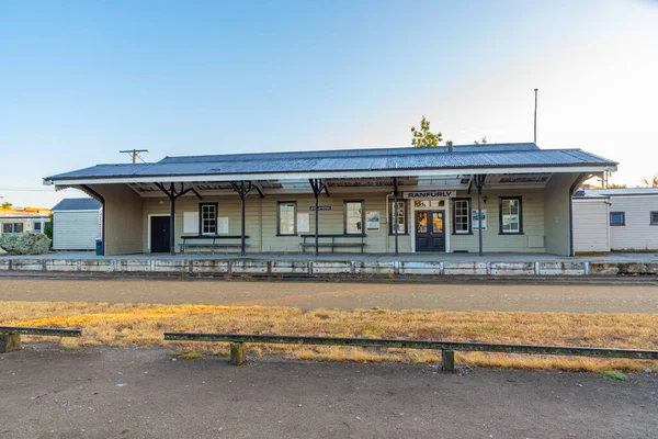 Antigua Estación Tren Ranfurly Curso Del Carril Bici Central Otago — Foto de Stock