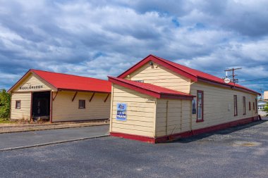 Middlemarch 'daki tren istasyonu Yeni Zelanda' daki Merkez Otago tren yolu rotasında.