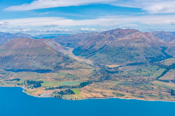 Πανόραμα Της Λίμνης Wakatipu Στη Νέα Ζηλανδία — Φωτογραφία Αρχείου