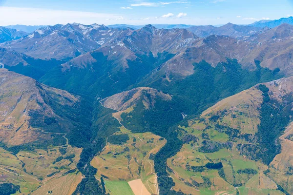 Νότιες Άλπεις Κοντά Στο Queenstown Στη Νέα Ζηλανδία — Φωτογραφία Αρχείου