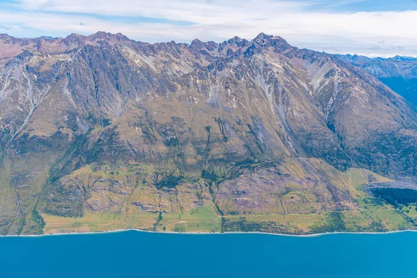 Панорама Озера Вакатипу Новой Зеландии — стоковое фото