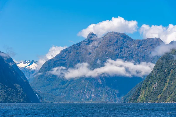 Milford Sound Novém Zélandu — Stock fotografie