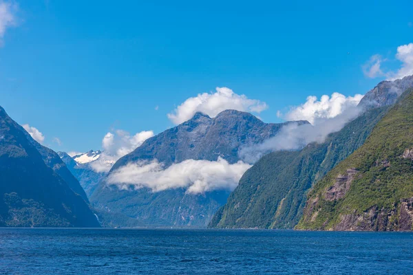 Milford Sound Novém Zélandu — Stock fotografie