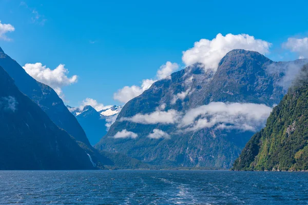 Milford Sound Novém Zélandu — Stock fotografie