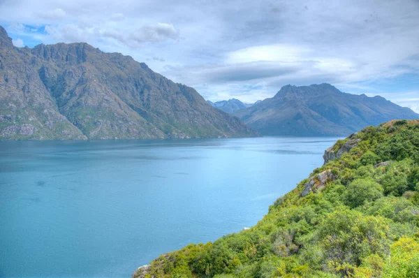 Lago Wakatipu Nova Zelândia — Fotografia de Stock