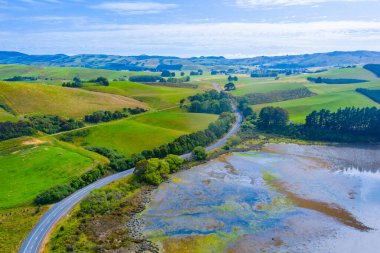 Catlins Gölü Yeni Zelanda 'nın Caitlins bölgesinde.