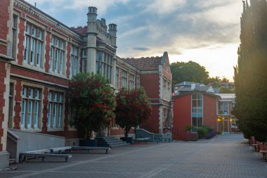 Dunedin, Yeni Zelanda 'nın merkezinde tarihi evler