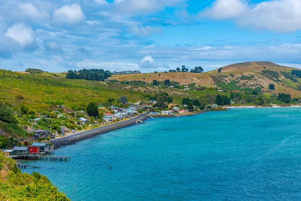 Houses Otago Peninsula New Zealand — Stock Photo, Image