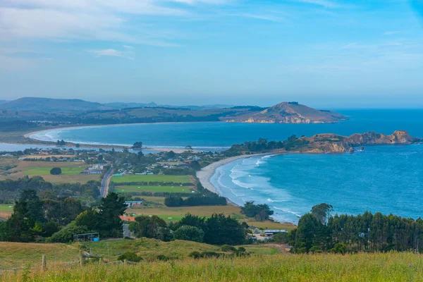 Puketeraki Lookout New Zealand — Stock Photo, Image