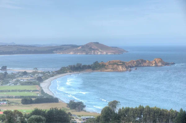 Puketeraki Yeni Zelanda 'da gözcülük yapıyor.