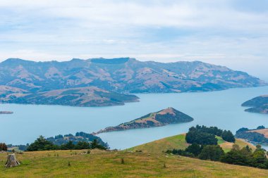 Akaroa yakınlarındaki Aawe yarımadasında Banks yarımadasının içinde, Yeni Zelanda
