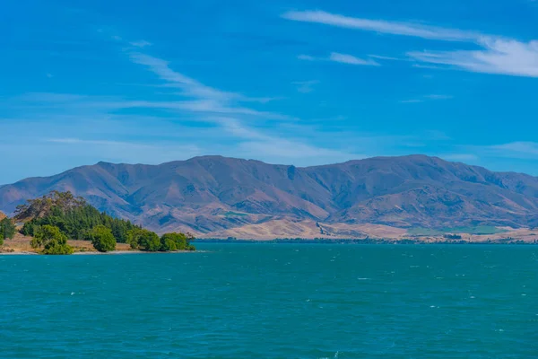 Lago Aviemore Nova Zelândia — Fotografia de Stock