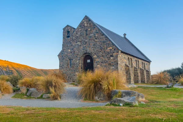 Iglesia Del Buen Pastor Tekapo Nueva Zelanda — Foto de Stock