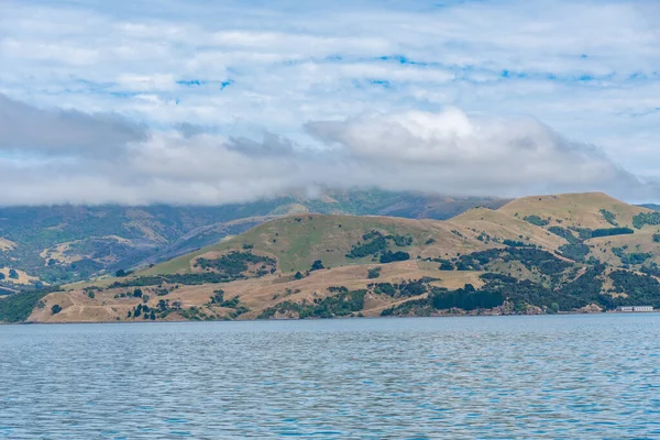 Береговая Линия Полуострова Банкс Новой Зеландии — стоковое фото