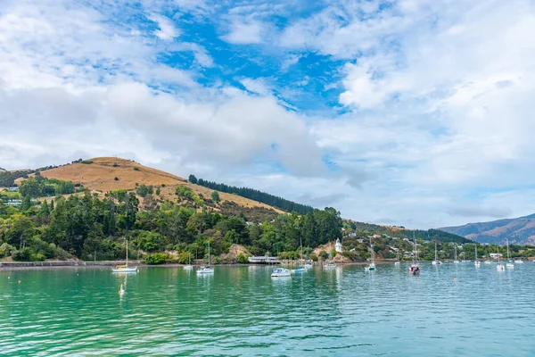 Front Mer Akaroa Nouvelle Zélande — Photo