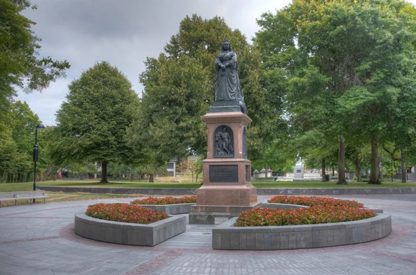 Drottning Victorias Staty Christchurch Nya Zeeland — Stockfoto