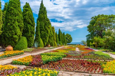 Bulgaristan 'daki Balchik Sarayı Botanik Bahçesi