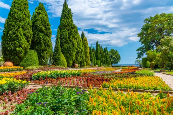 Botanisk Trädgård Balchik Palats Bulgarien — Stockfoto