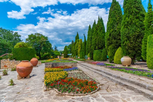 Jardín Botánico Del Palacio Balchik Bulgaria — Foto de Stock