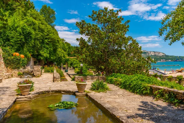 Grădină Trandafiri Grădina Botanică Palatului Balcic Din Bulgaria — Fotografie, imagine de stoc