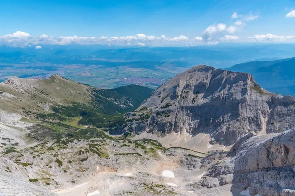 Vue Aérienne Bansko Depuis Parc National Pirin Bulgarie — Photo