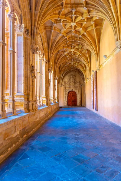 Korridor Till Innergård Klostret San Esteban Salamanca Spanien — Stockfoto