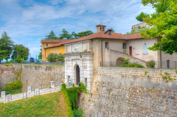 Vista Castelo Brescia Itália — Fotografia de Stock