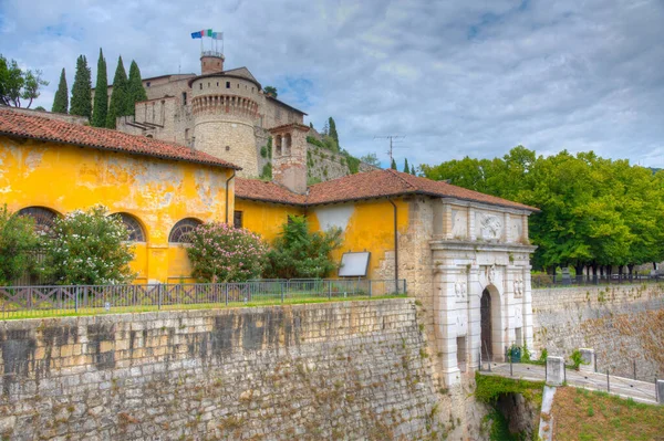 Vista Del Castillo Brescia Italia — Foto de Stock