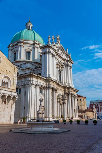 Catedral Santa Maria Assunta Brescia Italia — Foto de Stock