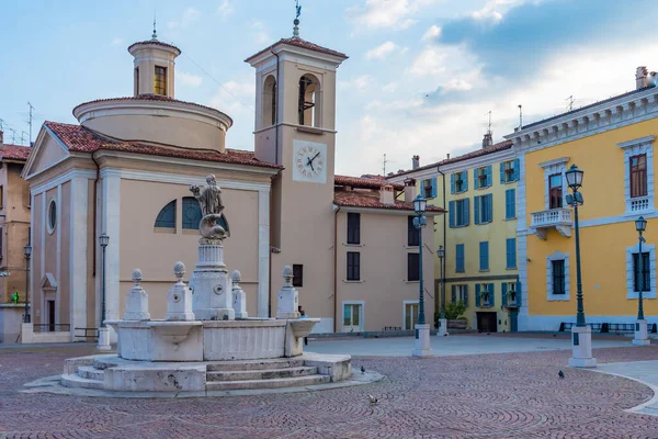 Uitzicht Piazza Del Mercato Brescia Italië — Stockfoto