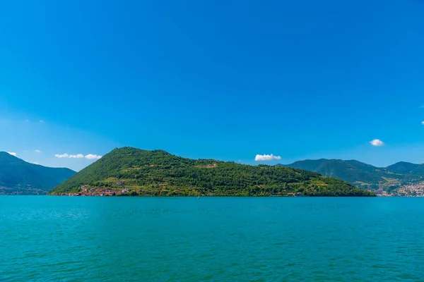 Monte Isola Ilha Lago Iseo Itália — Fotografia de Stock