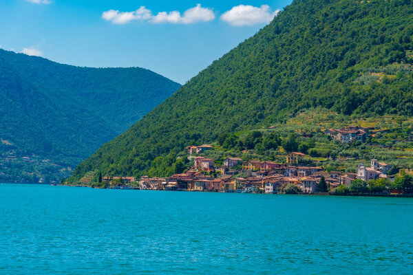 Vello Village alongside lake Iseo in Italy