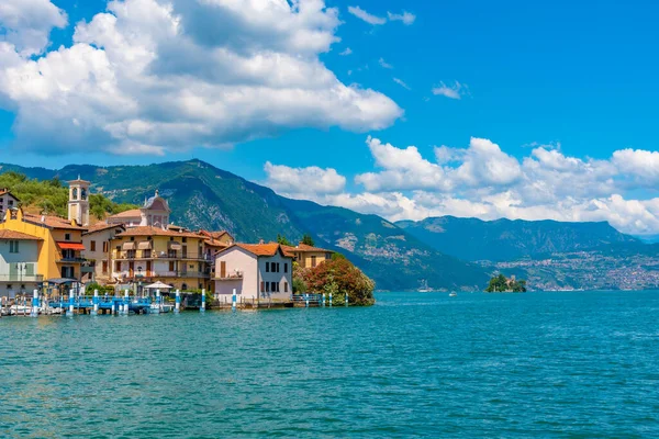 Carzano Dorp Monte Isola Eiland Aan Het Iseo Meer Italië — Stockfoto