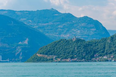 Rocca Martinengo İtalya 'daki Monte Isola' da