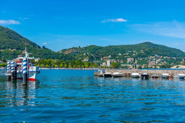 View Marina Como Town Italy — Stock Photo, Image