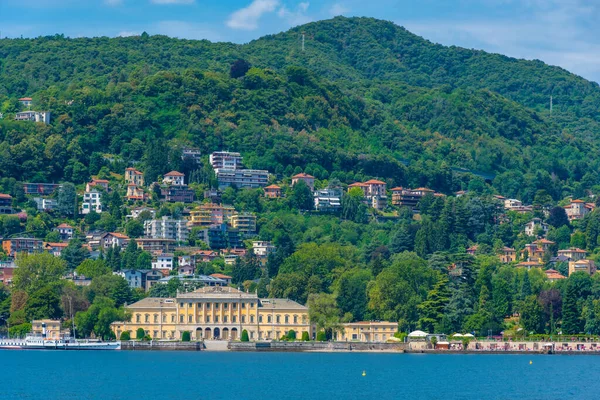 Villa Olmo Terletak Pantai Lago Como Italia — Stok Foto