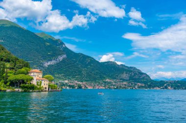 Villa del Balbianello İtalya 'daki Como Gölü' nde